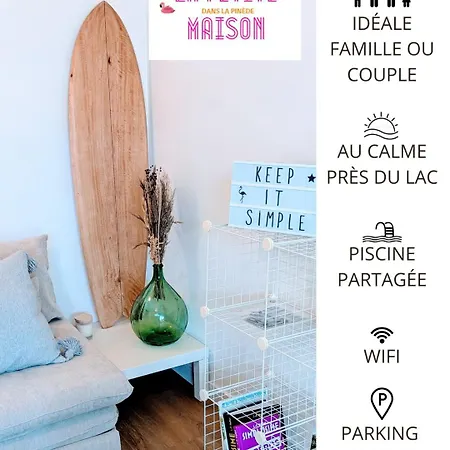 Holiday home La Petite Maison Dans La Pinede Lacanau